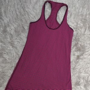 Pink lululemon racer back tank sz 6